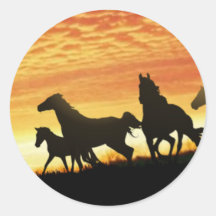 Wild Mustangs Sticker