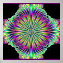 Wild Philodendrons Poster