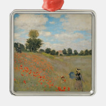 Wild Poppies, near Argenteuil Christmas Ornament