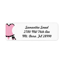 Wild & Sexy Bachelorette Party Address Labels