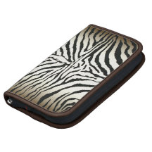 Wild Side ~ Zebra Cell Phone Zippered Cover Organizers