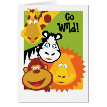 Wild Thing - Safari Birthday Card