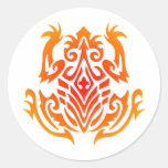 Wild Tribal Frog Tattoo Sticker