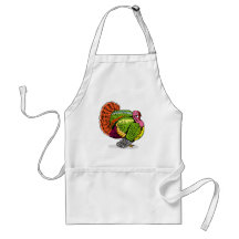 wild turkey apron