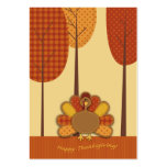 Wild Turkey Forest Gift Tag Business Card