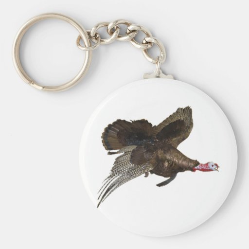Wild Turkey Hunting Keychain