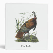 Wild Turkey, John Audubon Vinyl Binders