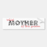 Wild Wedding Bumper Stickers