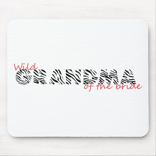 Wild Wedding Mouse Pads