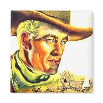 Wild West Cowboy Magnet