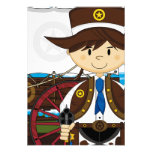 Wild West Cowboy Sheriff RSVP Card