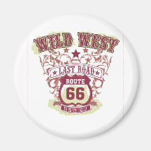 wild west last road route 66 to death valley refrigerator magnet