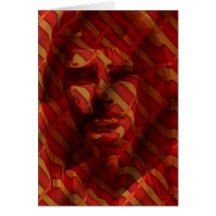Wild winds of memory greeting card