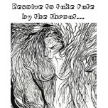 wild-womyn, Resolve to take fate by the throat... t-shirts
