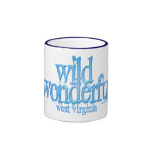 Wild Wonderful West Virginia-Blue Coffee Mug
