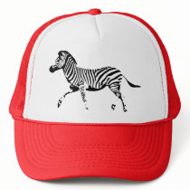 Wild Zebra Mesh Hat