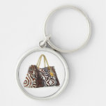 Wild Zebra Shopping Bag Key Chains