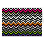 Wild Zig-Zags Greeting Cards