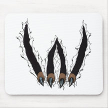 Wildcats Basketball Claw Ripping Through by Al Rio Mouse Pad