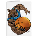 Wildcats Bobcats Basketball Blue, L. Blue Stripe cards