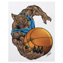 Wildcats Bobcats Basketball, Blue, L. Blue Stripe Flyer