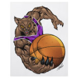 Wildcats Bobcats Basketball Purple, White Stripe flyers