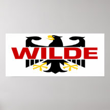 Wilde Surname Poster