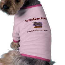 Wildebeest Addict Dog Clothing