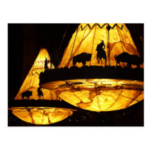 Wilderness Lodge Lights Post Cards