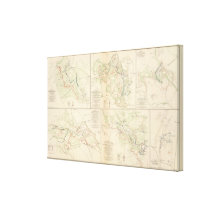 Wilderness, Va Spotsylvania CH Todd's Tavern Stretched Canvas Print