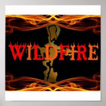 Wildfire logo print