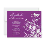 Wildflower Bridal Shower Invitation