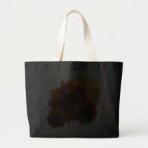 Wildflower Sunflowers Canvas Bags