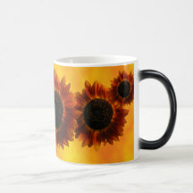 Wildflower Sunflowers Coffee Mugs