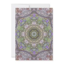 Wildflowers Autumn Forest Mandala