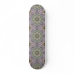 Wildflowers Autumn Forest Mandala skateboards