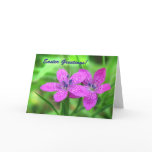 Wildflowers Easter Greeting Card