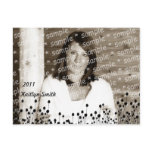 Wildflowers Grad Photo Card Post Cards