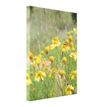 Wildflowers of Summer Wrapped Canvas Print