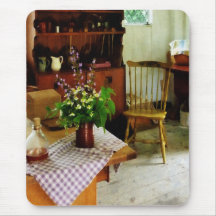 Wildflowers on Kitchen Table Mousepad