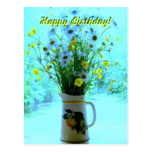 Wildflowers Thinking of You Post Cards