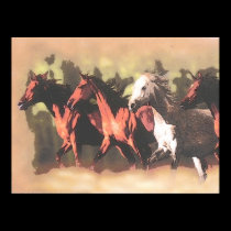 Wildhorses-charcoal posters