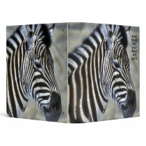 Wildlife Lovers Zebra Art Binder