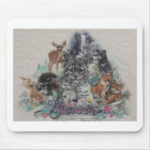Wildlife Young Animals Mouse Pads