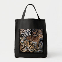 WildStyles - Ocelot Designer Tote Tote Bag