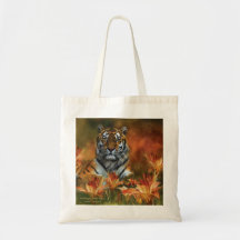 WildStyles - Wild Tigers Designer Tote Canvas Bags