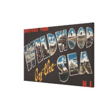 Wildwood-by-the-Sea, New Jersey 2 Gallery Wrapped Canvas