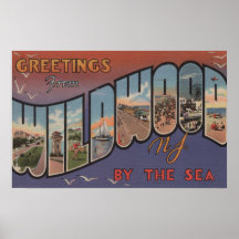 Wildwood-by-the-Sea, New Jersey Print