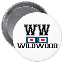 Wildwood. Pinback Button