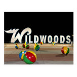 Wildwoods Sign in Wildwood New Jersey Post Card